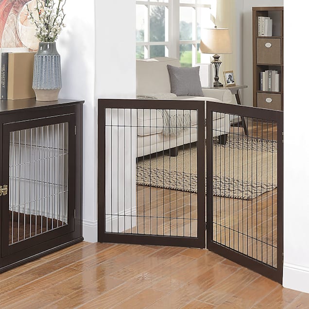 UniPaws Extended Panels for Extra Large Dog Gate in Espresso 48