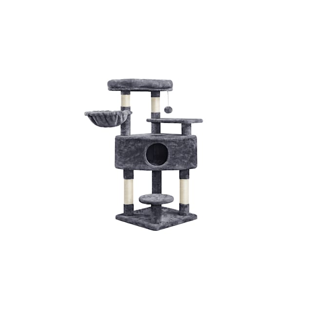 Topeakmart Medium Cat Tree for Kittens, Dark Gray - Carousel image #1