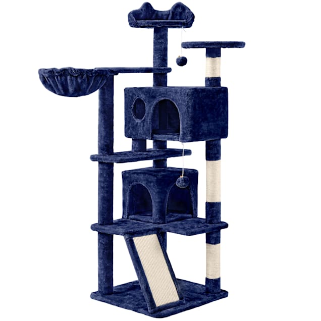 Navy blue cat best sale tree