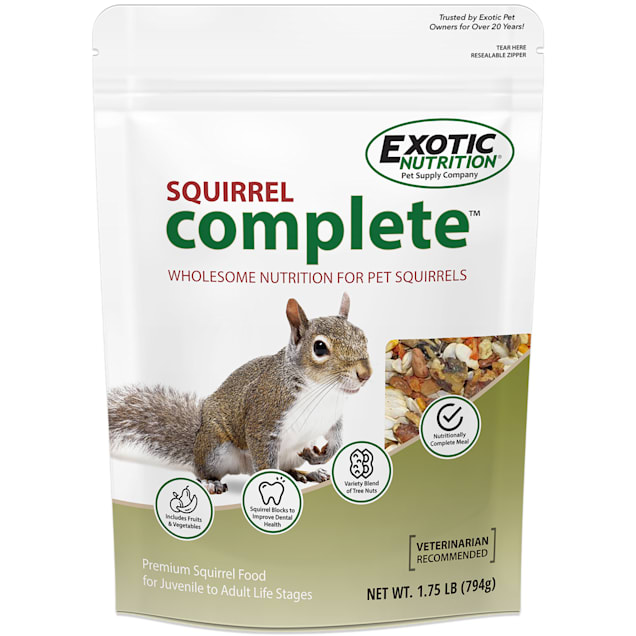 Exotic Nutrition Squirrel Complete Squirrel Food, 1.75 lbs. - Carousel image #1