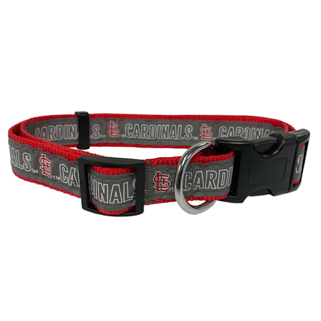 Pets First St Louis Cardinals Reflective Dog Collar, Small