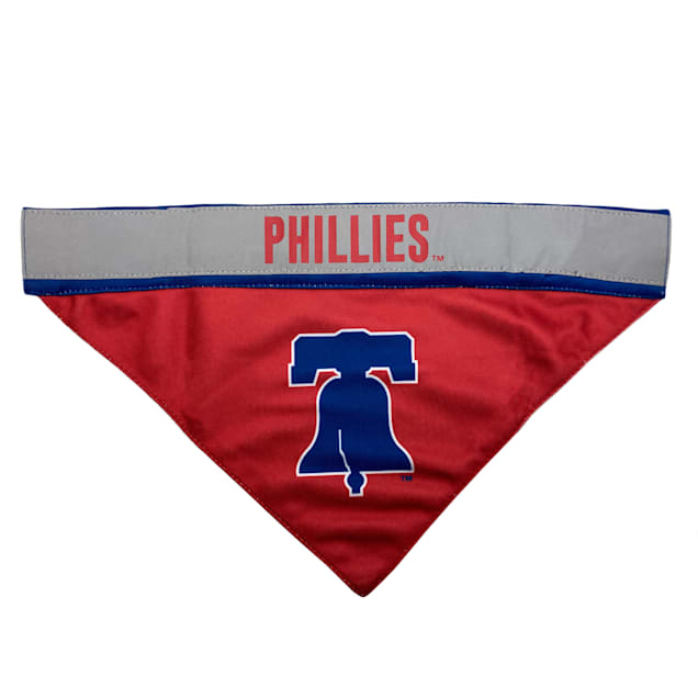 Pets First Philadelphia Phillies Reflective Dog Bandana Small