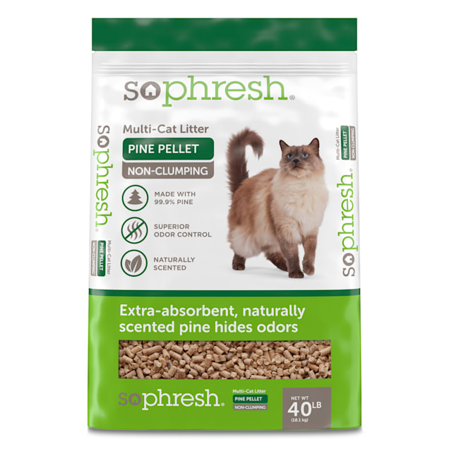 So Phresh Pine Pellet NonClumping Cat Litter, 40 lbs. Petco