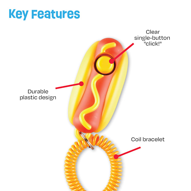 Smarty Pooch Training Clickers - Hot Dog