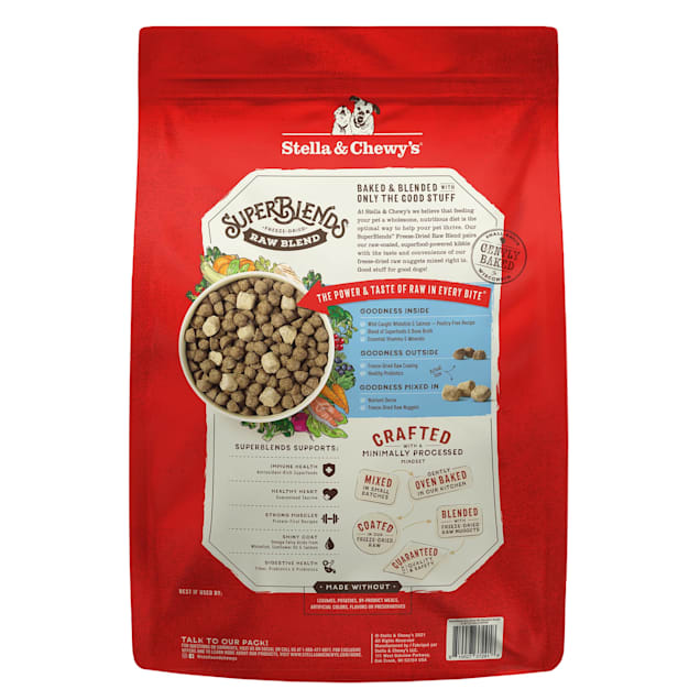 Stella Chewy s SuperBlends Raw Blend Wholesome Grains Wild