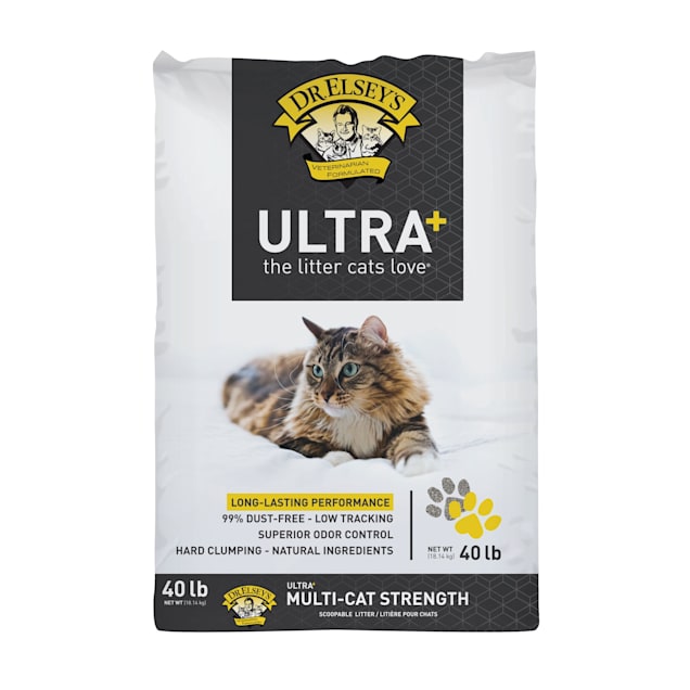 Dr. Elsey's Precious Cat Unscented Ultra+ Cat Litter, 40 lbs. Petco