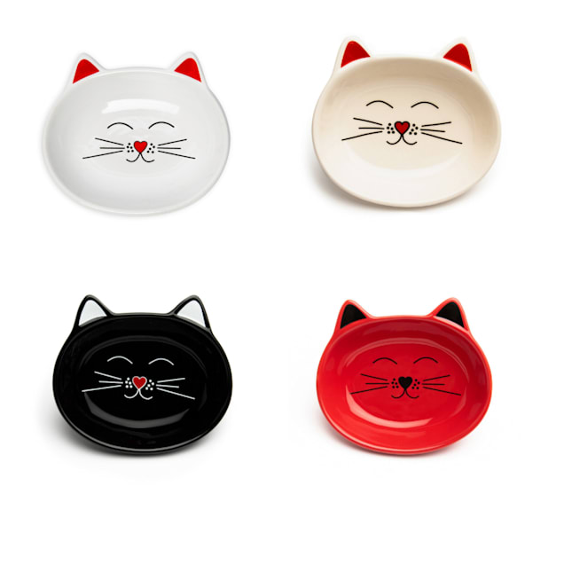 Park Life Designs Oscar Cat Dishes, Small, Set of 4 - Carousel image #1