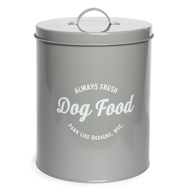 Tin dog food storage containers sales