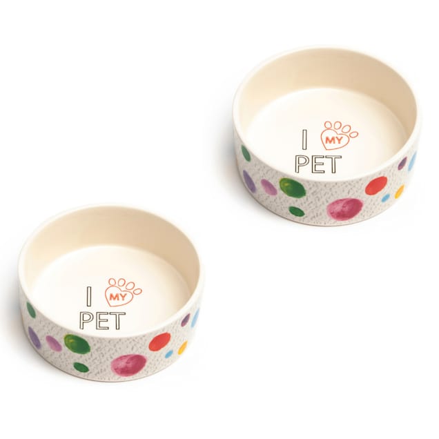 Park Life Designs Baovista Pet Bowl, 0.5 Cup, Set of 2 - Carousel image #1