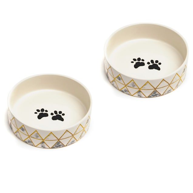 Park Life Designs Lisbon Pet Bowl, 0.5 Cup, Set of 2 - Carousel image #1