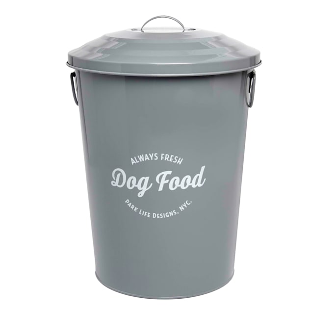 Park Life Designs Andreas Grey Food Bin for Dogs 17 lbs. Small
