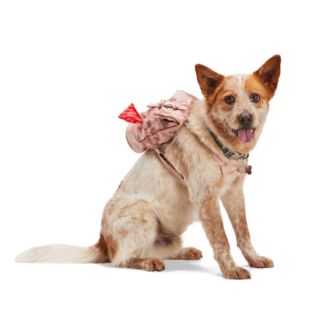 Reddy Pink Camo Dog Backpack X Small Small Petco