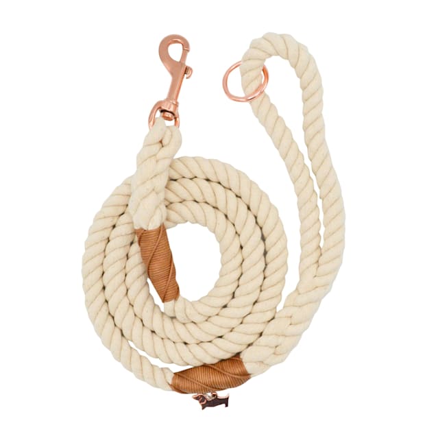 Sassy Woof Natural Rope Dog Leash, 5 ft. Petco