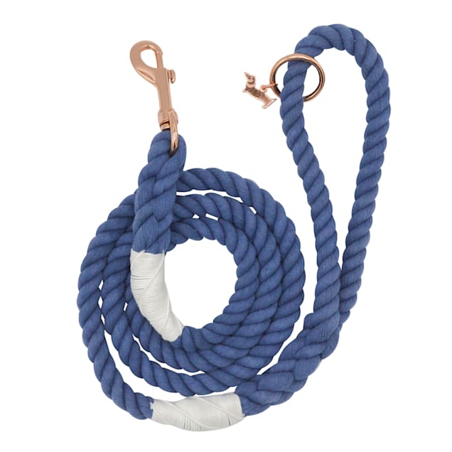 Sassy Woof Nautical Rope Dog Leash, 5 ft.