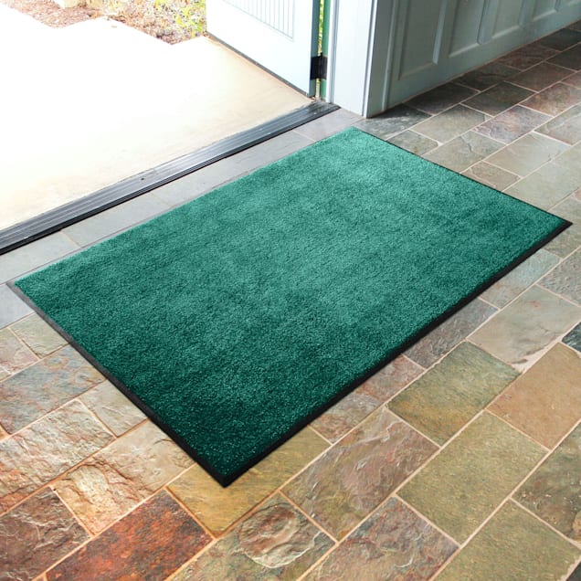 Bungalow Flooring Dirt Stopper Supreme Floor Mat - Dark Green - 4' x 6