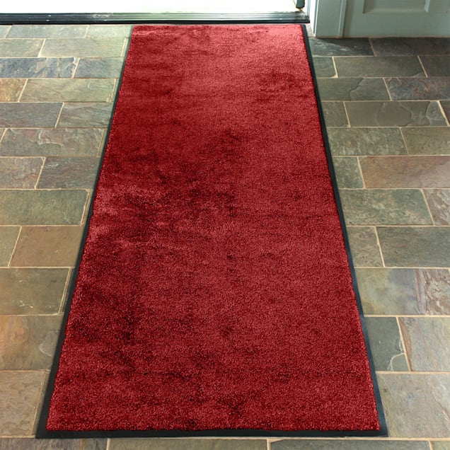 Bungalow Flooring Dirt Stopper Supreme Floor Mat, Red Pepper, 3 x 8ft.
