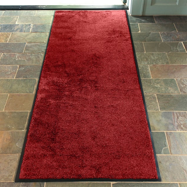 Bungalow Flooring Red Rectangular Indoor or Outdoor Decorative