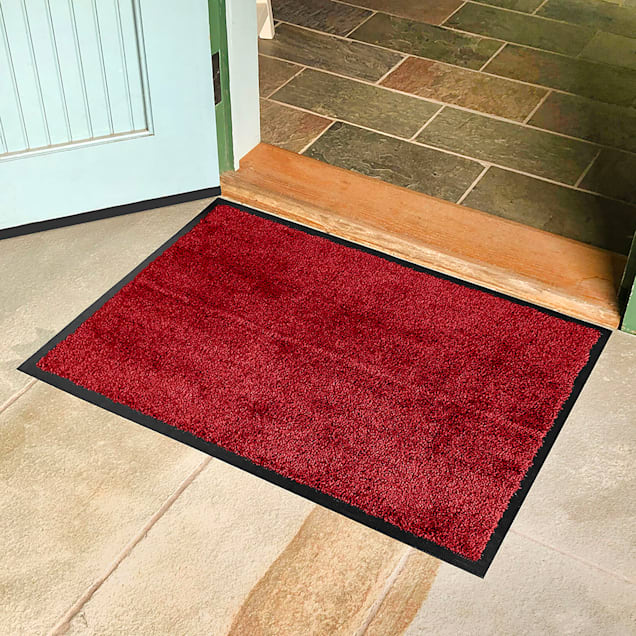 Bungalow Flooring Dirt Stopper Supreme 48 in. x 72 in. Door Mat Red Pepper  2180760046 - The Home Depot