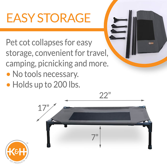 K&h pet products original pet cot elevated pet bed hot sale