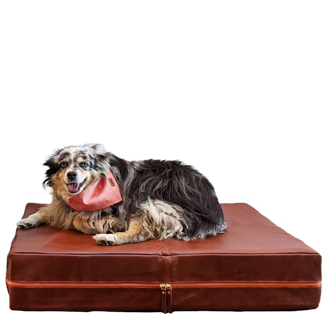 Large leather dog bed sale