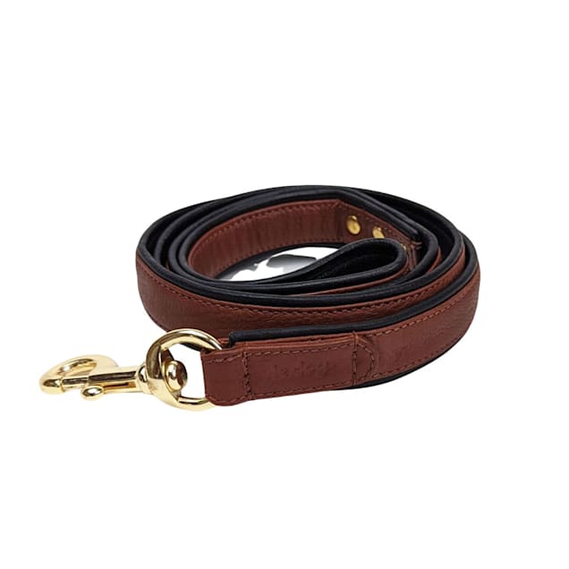 Le Dog Company Cognac Padded Leather Dog Leash 4 ft