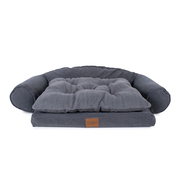 Carolina Pet Company Ortho Sleeper Comfort Dog Couch in Charcoal, 47" L X 32" W X 99" H - Carousel image #1