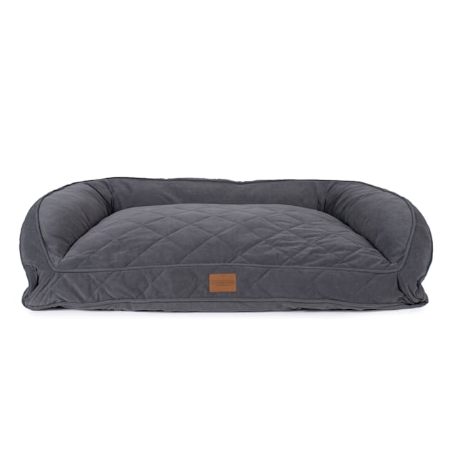 Carolina Pet Company Quilted Microfiber Bolster Dog Bed in