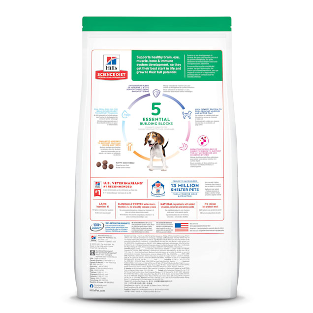 Science diet puppy lamb and rice hot sale