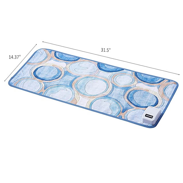 Electronic pet training mat top