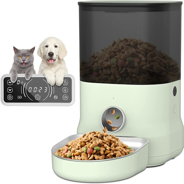 Dogness Green Cube Programmable Feeder 4 Liters Petco