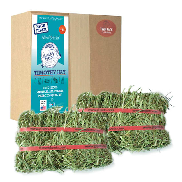 Grandpa s Best Timothy Hay Mini Bale Small Pet Food 5 lbs. Count