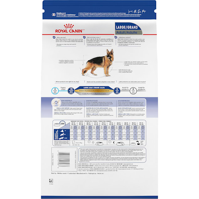 werkwoord krom Jurassic Park Royal Canin Large Breed Adult Dry Dog Food, 30 lbs. | Petco