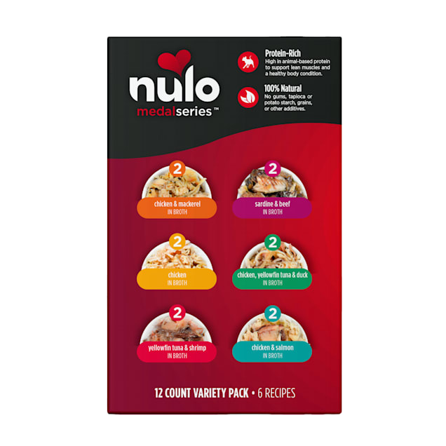 Nulo MedalSeries Grain Free Meaty Pouch Variety Pack Wet Cat Food