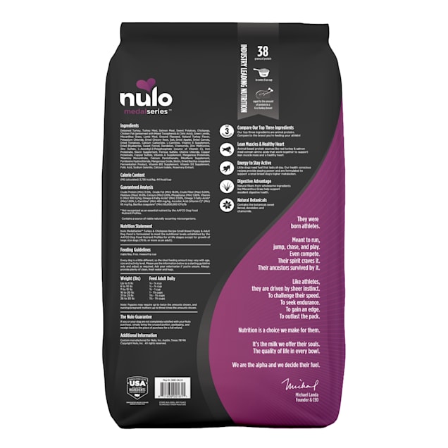 Nulo small sales breed dog food