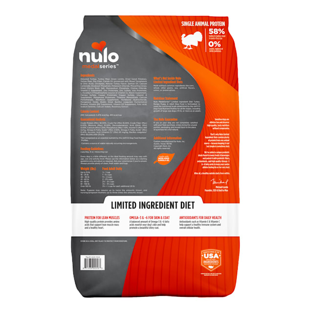 Nulo limited ingredient turkey clearance