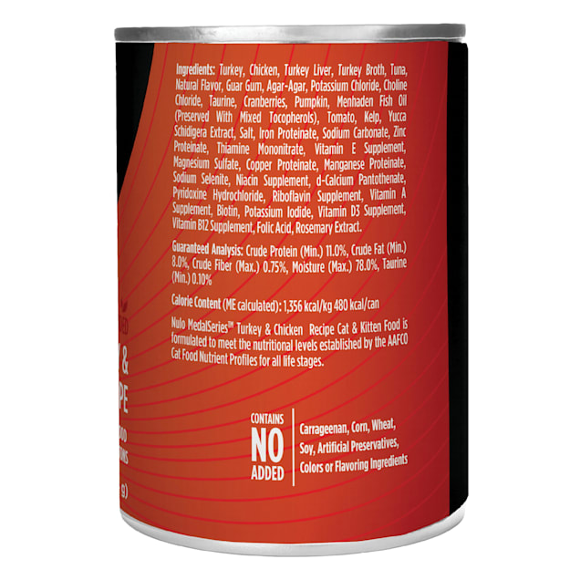 Nulo cat food ingredients clearance