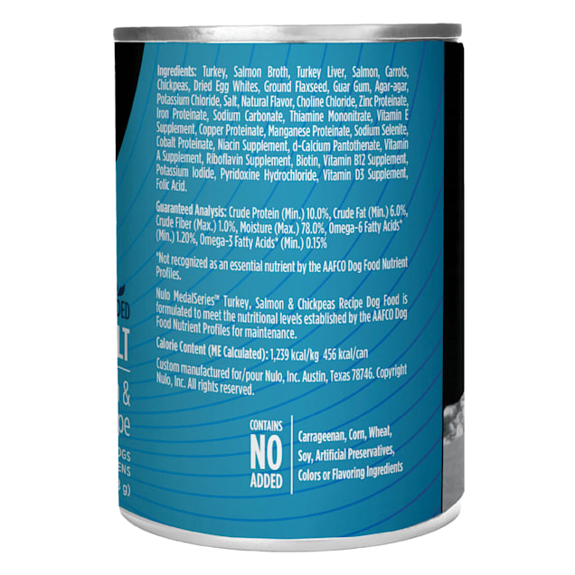 Nulo MedalSeries Grain Free Salmon Chickpeas Wet Dog Food 13 oz