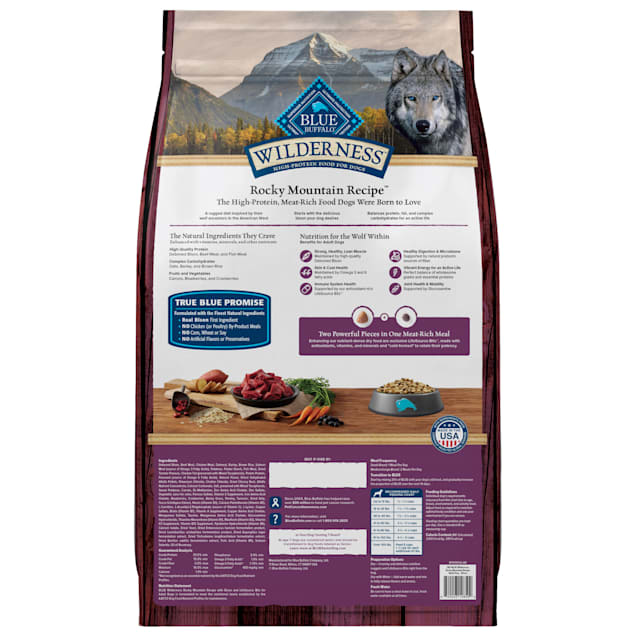 Blue Buffalo Blue Wilderness Bison with Grain Rocky Mountain