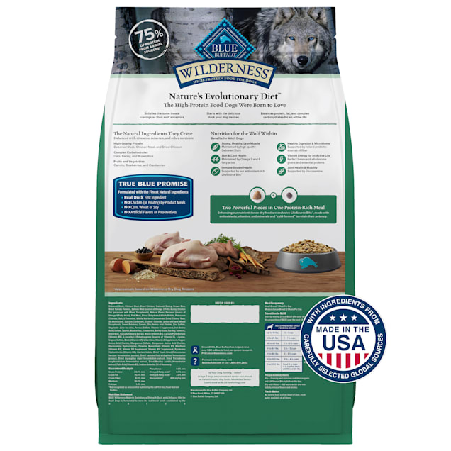 Wilderness duck dog discount food
