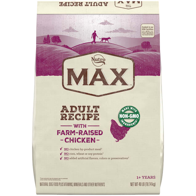 Nutro MAX Adult Recipe Dry Dog Food With Farm Raised Chicken 40 lbs