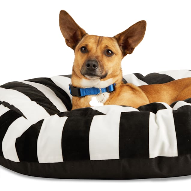 Bootique Stripe Round Dog Bed 34