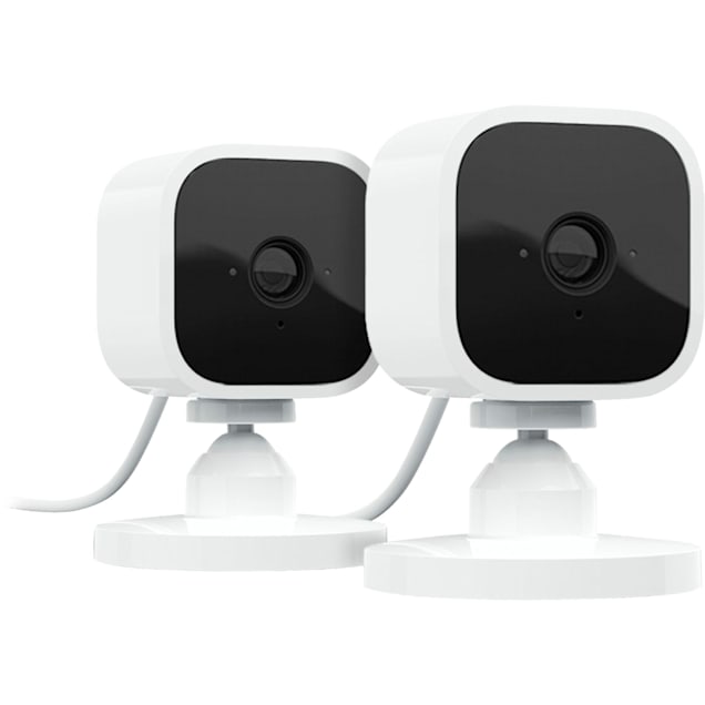 Blink White Mini Indoor Plug-In Smart Security Camera, Pack of 2