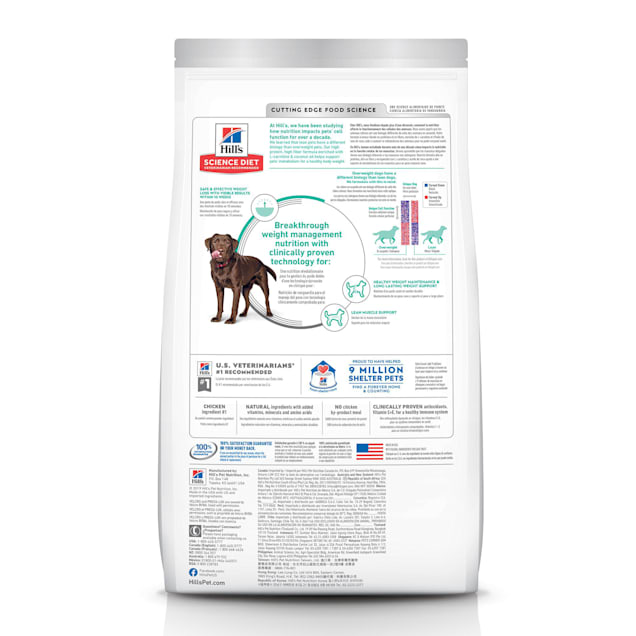 Science diet large breed feeding chart shop