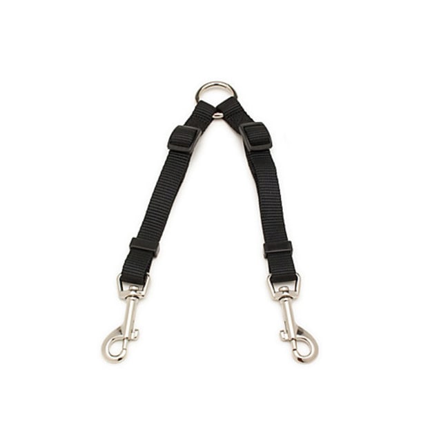 Aspen Pet by Petmate Take Two 5/8" Adjustable Leash Extension in Black - Carousel image #1