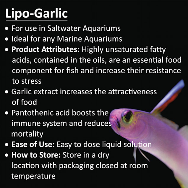 Tropic Marin Lipo Garlic Supplement 50 ml. Petco