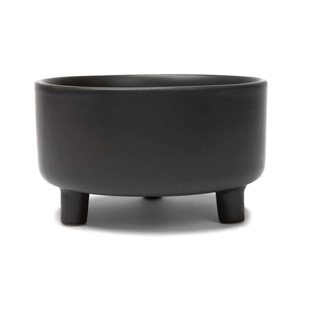 Waggo Uplift Black Dog Bowls, 2 Cups