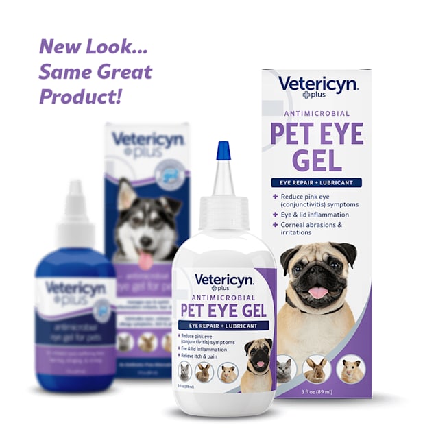 Vetericyn Plus Antimicrobial Eye Gel for Pets - 3 oz