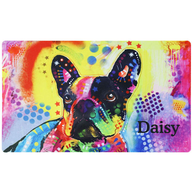 Custom Pet Portrait Dog Feeding Mat