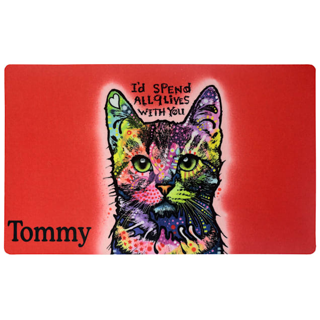 Personalized cat mat hot sale