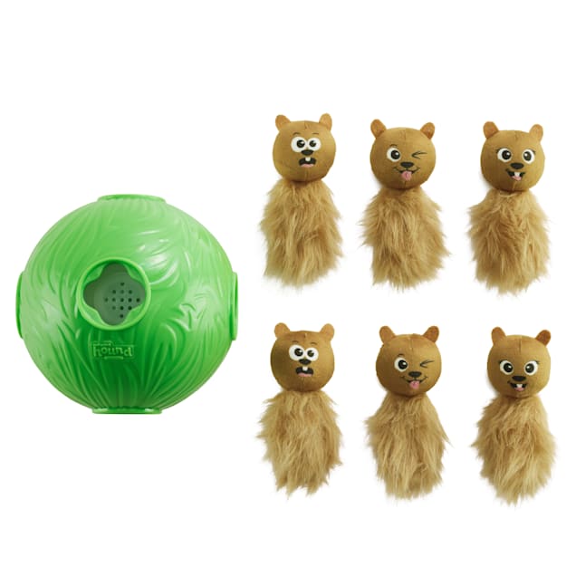 Outward Hound Snuffle N' Treat Interactive Puzzle Ball & Treat Dispenser  Dog Toy, Medium